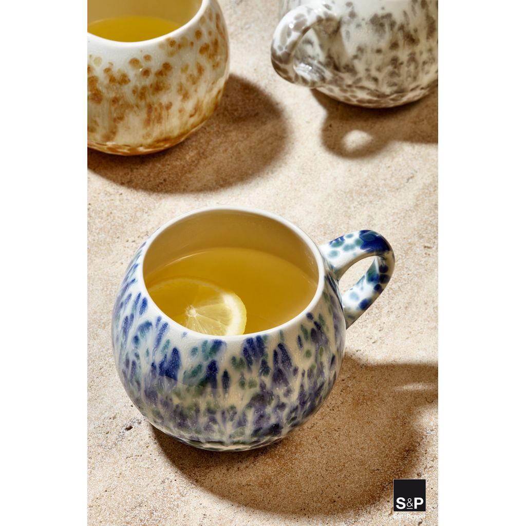 Mug chope Dotted bleu 43cl - Visuel 1